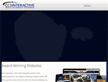 Tablet Screenshot of ccsinteractive.com